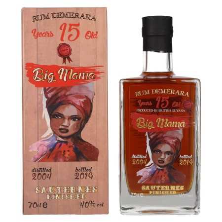 Big Mama 15 Years Old Rum Demerara Sauternes Finished 2004 40% Vol. 0,7l in Geschenkbox | Rum miscelato | 🌾 Whisky Ambassador | Online Shop