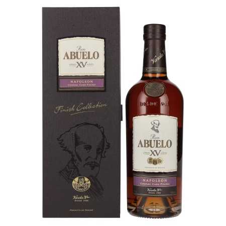 Ron Abuelo Añejo XV Años NAPOLEON Cognac Cask Finish 40% Vol. 0,7l in Geschenkbox | Rum misturado | 🌾 Whisky Ambassador | Online Shop