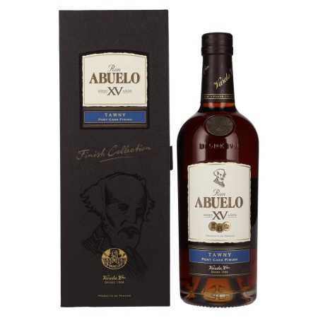 Ron Abuelo Añejo XV Años TAWNY Port Cask Finish 40% Vol. 0,7l in Geschenkbox | Jauktais rums | 🌾 Whisky Ambassador | Online Shop