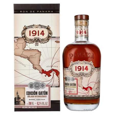 Ron 1914 Panama Rum EDICIÓN GATÚN Barrel Aged Rum 41,3% Vol. 0,7l in Geschenkbox | Купажированный ром | 🌾 Whisky Ambassador | Online Shop