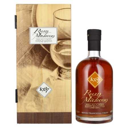 Rum Malecon SELECCIÓN ESPLENDIDA 1987 40% Vol. 0,7l in Holzkiste | Keverék rum | 🌾 Whisky Ambassador | Online Shop