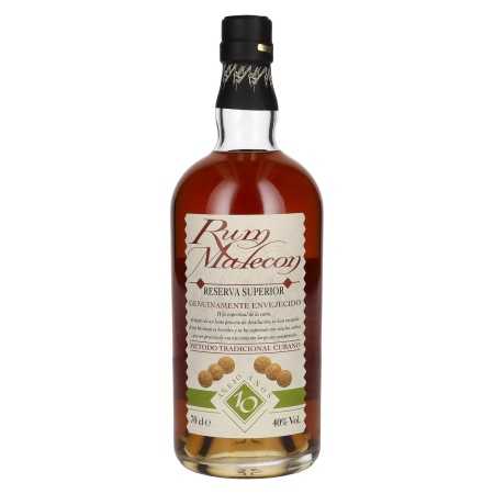 Rum Malecon Añejo 10 Años Reserva Superior 40% Vol. 0,7l | Αναμεμειγμένο ρούμι | 🌾 Whisky Ambassador | Online Shop