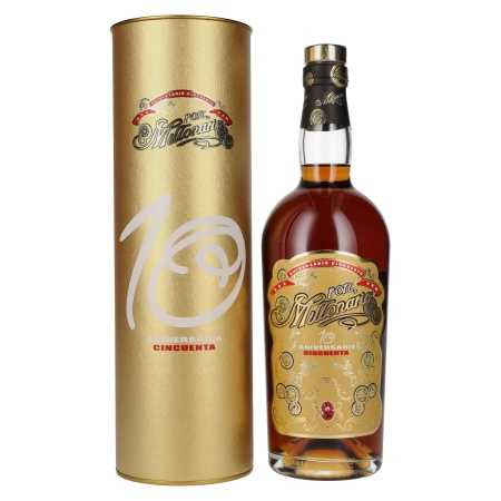 Ron Millonario 10 Aniversario Cincuenta Rum 50% Vol. 0,7l in Geschenkbox | Směsný rum | 🌾 Whisky Ambassador | Online Shop