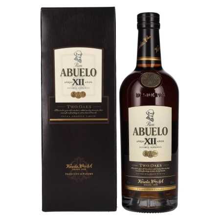 Ron Abuelo Añejo XII Años TWO OAKS Double Matured 40% Vol. 0,7l in Geschenkbox | Rum misturado | 🌾 Whisky Ambassador | Online Shop