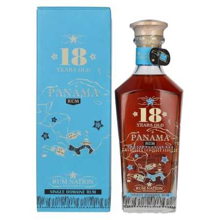 Rum Nation Panama 18 Years Old Decanter 40% Vol. 0,7l in Geschenkbox | Rum misturado | 🌾 Whisky Ambassador | Online Shop