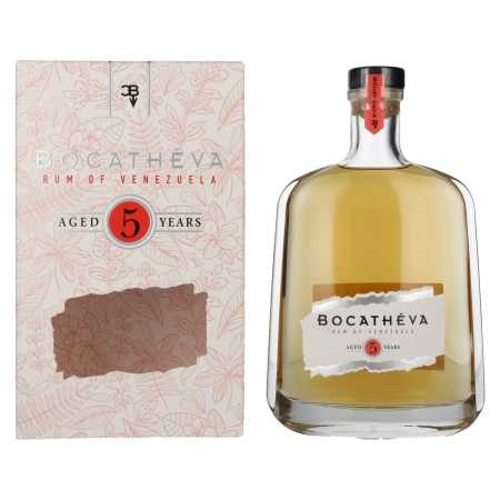 Bocathéva 5 Years Old Ron de Venezuela 45% Vol. 0,7l in Geschenkbox | Blended Rum | 🌾 Whisky Ambassador | Online Shop