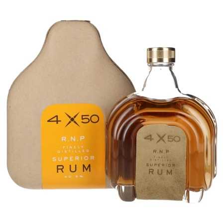 4X50 R.N.P. Finely Distilled Superior Rum 40,5% Vol. 0,7l in Geschenkbox | Blandad rom | 🌾 Whisky Ambassador | Online Shop