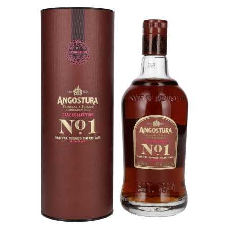 🌾Angostura No. 1 CASK COLLECTION First Fill Oloroso Sherry Cask Premium Rum 40% Vol. 0,7l in Geschenkbox | Whisky Ambassador