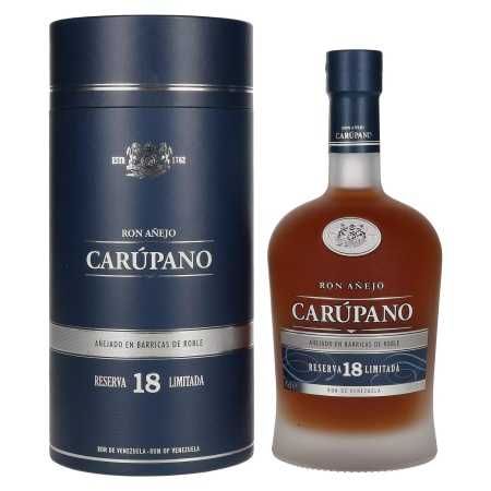 Ron Añejo Carúpano Reserva 18 Limitada 40% Vol. 0,7l in Geschenkbox | Jauktais rums | 🌾 Whisky Ambassador | Online Shop