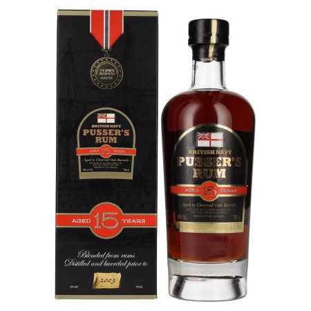 Pusser's Nelson's Blood 15 Years Old 40% Vol. 0,7l in Geschenkbox | Rum miscelato | 🌾 Whisky Ambassador | Online Shop