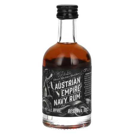 🌾Austrian Empire Navy RESERVA 1863 Rum 40% Vol. 0,05l | Whisky Ambassador