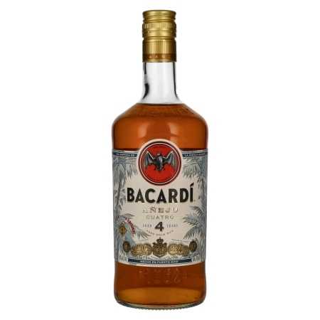 Bacardi 4 Years Old AÑEJO CUATRO Gold Rum 40% Vol. 0,7l