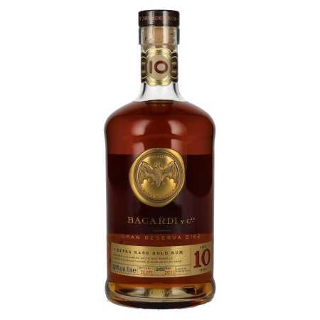 Bacardi 10 Años Gran Reserva Diez Extra Rare Gold Rum 40% Vol. 0,7l | Puerto Rico Rum | 🌾 Whisky Ambassador | Online Shop