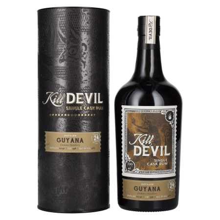 Hunter Laing Kill Devil Guyana 24 Years Old Single Cask Rum 1992 46% Vol. 0,7l in Geschenkbox | Rom på enskilt fat | 🌾 Whisky Ambassador | Online Shop