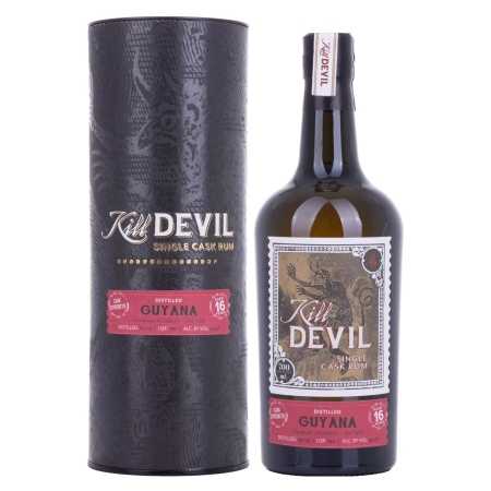 🌾Hunter Laing Kill Devil Guyana 16 Years Old Single Cask Rum 2003 59,9% Vol. 0,7l in Geschenkbox | Whisky Ambassador