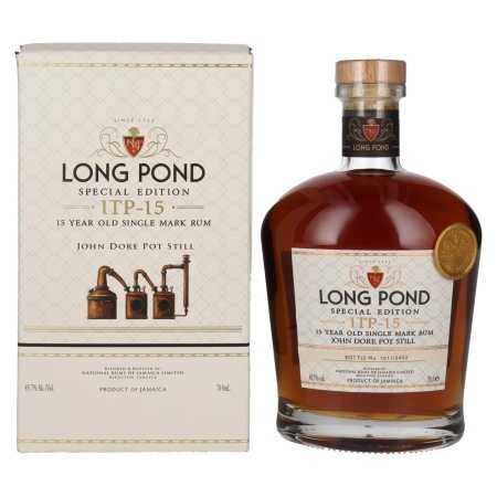 Long Pond Special Edition 15 Years Old Single Mark Rum ITP 15 45,7% Vol. 0,7l in Geschenkbox | Rum z jednoho sudu | 🌾 Whisky Ambassador | Online Shop