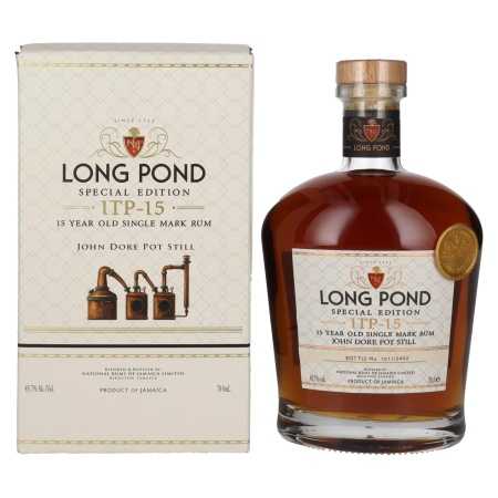 🌾Long Pond Special Edition 15 Years Old Single Mark Rum ITP 15 45,7% Vol. 0,7l in Geschenkbox | Whisky Ambassador