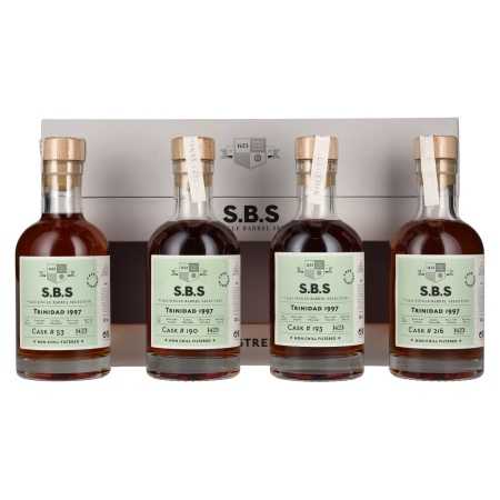 1423 S.B.S TRINIDAD Caroni Distillery Cask Strength 1997 63,2% Vol. 4x0,2l in Geschenkbox | Single vat rum | 🌾 Whisky Ambassador | Online Shop