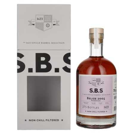 1423 S.B.S BELIZE Rum 2005 58% Vol. 0,7l | Single Cask Rum | 🌾 Whisky Ambassador | Online Shop