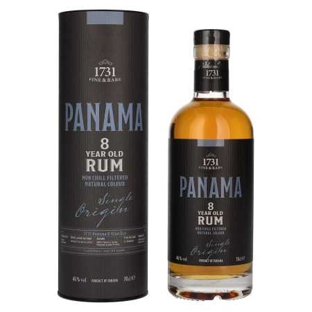 🌾1731 Fine & Rare PANAMA 8 Years Old Single Origin Rum 46% Vol. 0,7l in Geschenkbox | Whisky Ambassador