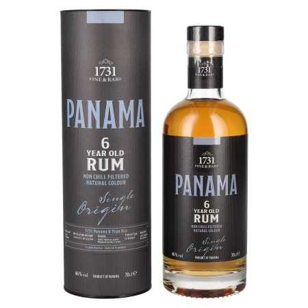 1731 Fine & Rare PANAMA 6 Years Old Single Origin Rum 46% Vol. 0,7l in Geschenkbox | Single Cask Rum | 🌾 Whisky Ambassador | Online Shop