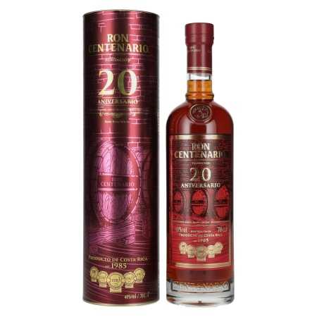 Ron Centenario FUNDACIÓN 20 Sistema Solera Rum 40% Vol. 0,7l in Geschenkbox | Miešaný rum Solera | 🌾 Whisky Ambassador | Online Shop