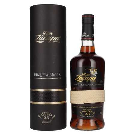 🌾Ron Zacapa Centenario ETIQUETA NEGRA 23 Sistema Solera 43% Vol. 0,7l in Geschenkbox | Whisky Ambassador