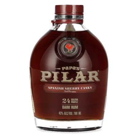 Papa's Pilar 24 Solera Profile Dark Rum SPANISH SHERRY CASKS Li-ed Edition 43% Vol. 0,7l | Solera Blended Rum | 🌾 Whisky Ambassador | Online Shop