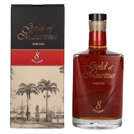 🌾Gold of Mauritius 8 Solera Dark Rum 40% Vol. 0,7l in Giftbox 