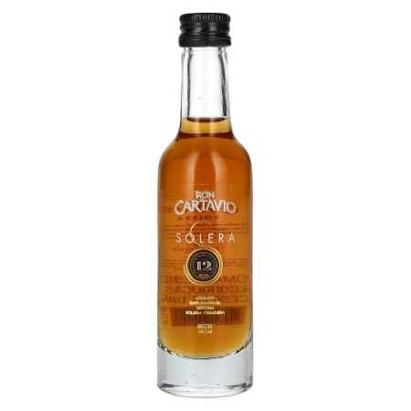 🌾Ron Cartavio 12 Años Solera 40% Vol. 0,05l | Whisky Ambassador