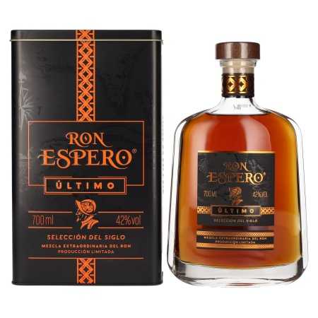 Ron Espero ÚLTIMO Selección del Siglo 42% Vol. 0,7l in Geschenkbox | Dominicaanse rum | 🌾 Whisky Ambassador | Online Shop