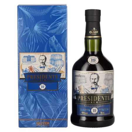 Presidente Marti 19 Sistema Solera 40% Vol. 0,7l in Geschenkbox | Dominikanski rum | 🌾 Whisky Ambassador | Online Shop