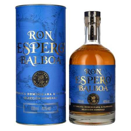 Ron Espero Balboa Selección Homenaje 40% Vol. 0,7l in Geschenkbox | Dominikānas rums | 🌾 Whisky Ambassador | Online Shop