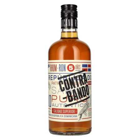 Ron Contra-Bando Calidad Superior 5 Años 38% Vol. 0,7l | Dominicaanse rum | 🌾 Whisky Ambassador | Online Shop