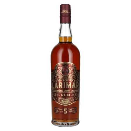 Ron Larimar 5 Years Old Small Batch Rum Pedro Ximénez Sherry Cask Finish 40% Vol. 0,7l | Rom dominican | 🌾 Whisky Ambassador | Online Shop