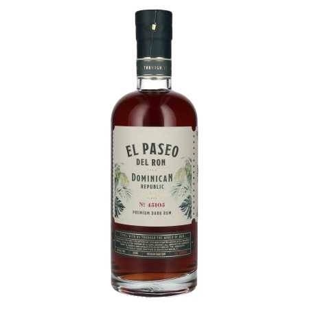 El Paseo del Ron Premium Dark Rum No. 45105 40% Vol. 0,7l | Dominikanischer Rum | 🌾 Whisky Ambassador | Online Shop