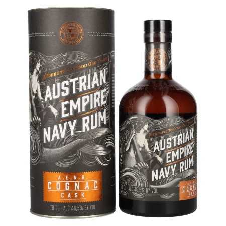 Austrian Empire Navy Rum COGNAC CASK 46,5% Vol. 0,7l in Geschenkbox | Dominikansk rom | 🌾 Whisky Ambassador | Online Shop