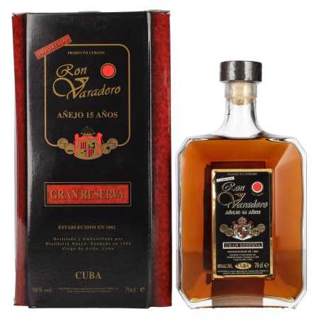 Ron Varadero Añejo 15 Años GRAN RESERVA 38% Vol. 0,7l in Geschenkbox | Kubánský rum | 🌾 Whisky Ambassador | Online Shop