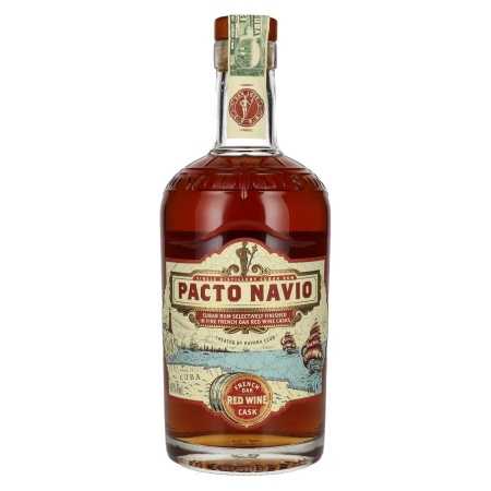 Pacto Navio Single Distillery Cuban Rum FRENCH OAK RED WINE Cask by Havana Club 40% Vol. 0,7l | Kubansk rom | 🌾 Whisky Ambassador | Online Shop