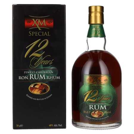 XM SPECIAL 12 Years Old Finest Caribbean Rum 40% Vol. 0,7l in Geschenkbox | Karibian rommi | 🌾 Whisky Ambassador | Online Shop