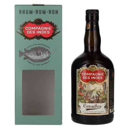 Compagnie des Indes Caraibes Rum 40% Vol. 0,7l in Geschenkbox | Карибский ром | 🌾 Whisky Ambassador | Online Shop