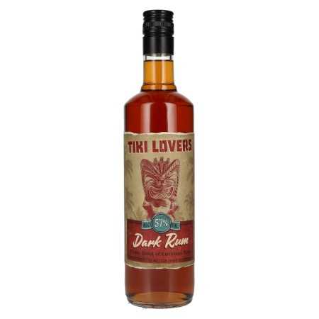 Tiki Lovers Dark Rum Finest Caribbean Blend 57% Vol. 0,7l | Caribbean rum | 🌾 Whisky Ambassador | Online Shop