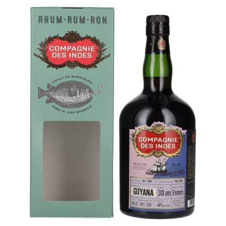 🌾Compagnie des Indes GUYANA Single Cask Rum 30 ans 48% Vol. 0,7l in Geschenkbox | Whisky Ambassador