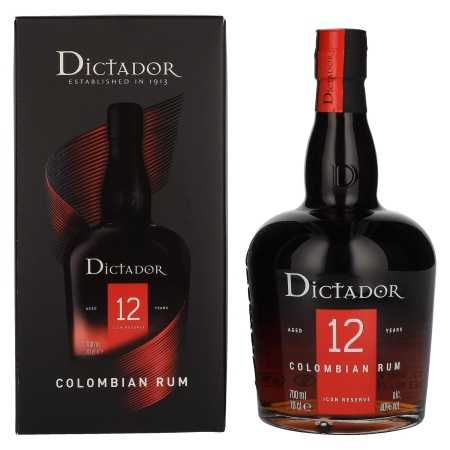 Dictador 12 Years Old ICON RESERVE Colombian Rum 40% Vol. 0,7l in Geschenkbox | Colombiansk rom | 🌾 Whisky Ambassador | Online Shop