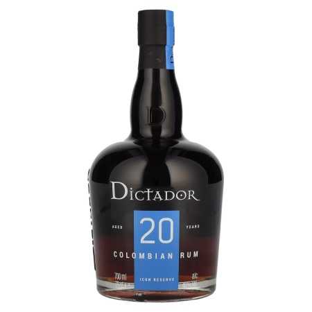🌾Dictador 20 Years Old ICON RESERVE Colombian Rum 40% Vol. 0,7l | Whisky Ambassador