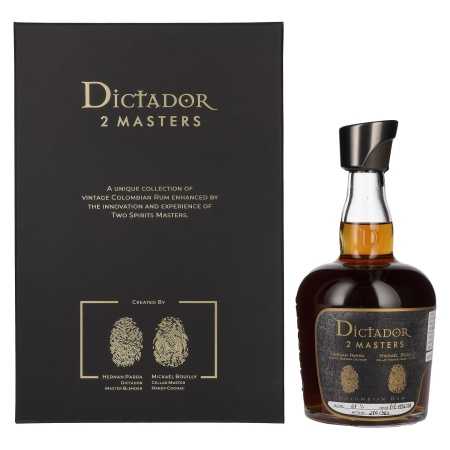 Dictador 2 MASTERS 1978 39 Years Old Hardy Finish 41% Vol. 0,7l in Geschenkbox | Rhum colombien | 🌾 Whisky Ambassador | Online Shop