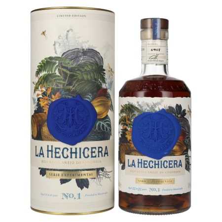 La Hechicera Ron Extra Añejo de Colombia SERIE EXPERIMENTAL No. 1 43% Vol. 0,7l in Geschenkbox | Kolumbialainen rommi | 🌾 Whisky Ambassador | Online Shop