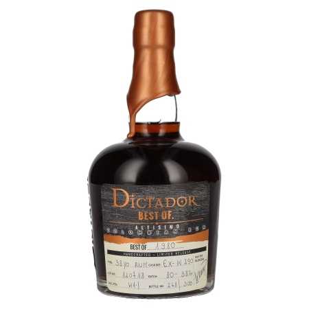 🌾Dictador BEST OF 1980 ALTISIMO Colombian Rum Limited Release 41% Vol. 0,7l | Whisky Ambassador