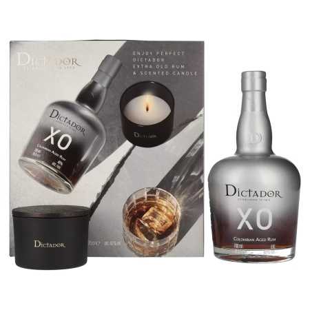 Dictador XO INSOLENT Colombian Aged Rum 40% Vol. 0,7l in Geschenkbox mit Kerze | Rum colombiano | 🌾 Whisky Ambassador | Online Shop