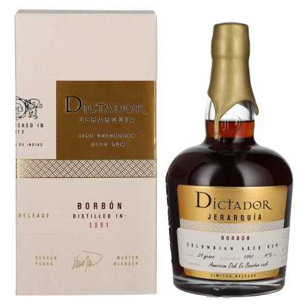 🌾Dictador JERARQUÍA 29 Years Old BORBÓN Rum 1991 41% Vol. 0,7l in Geschenkbox | Whisky Ambassador